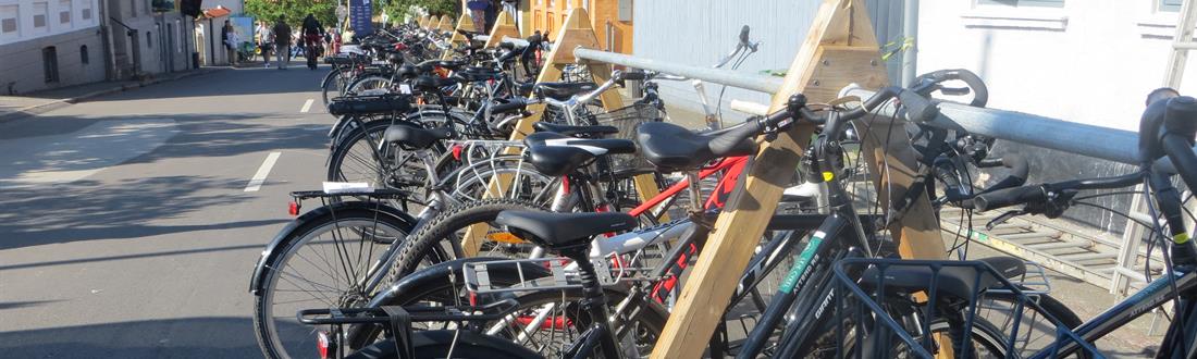 Mange cykler ved Folkemødet 2023