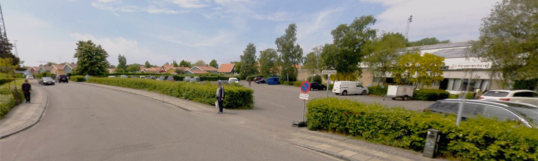 Cykelsti og fortov på Torneværksvej